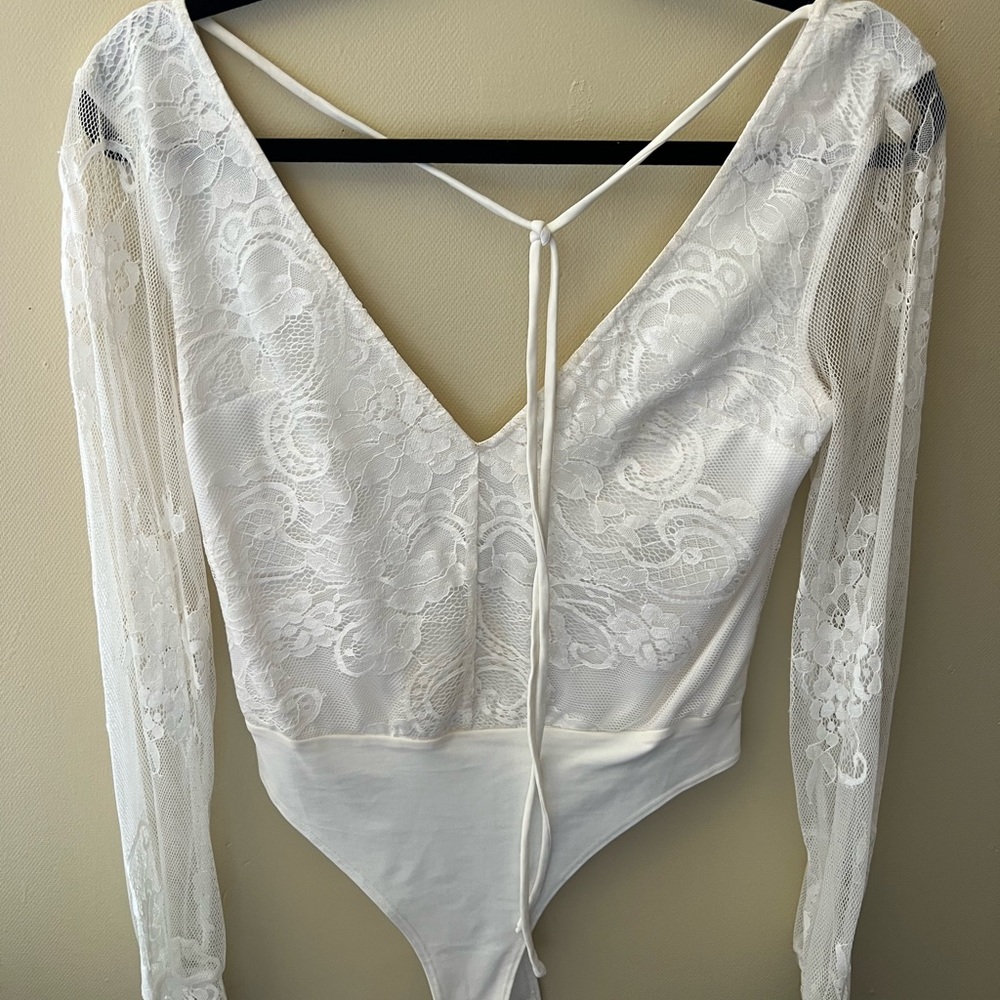 South moon under lace bodysuit